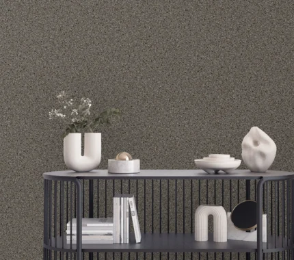 Gray Embossed Wallpaper – Sandstone Elegance (23110-5)